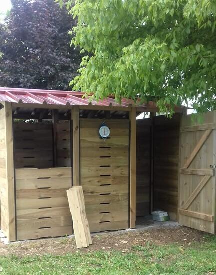 Chalet de compostage